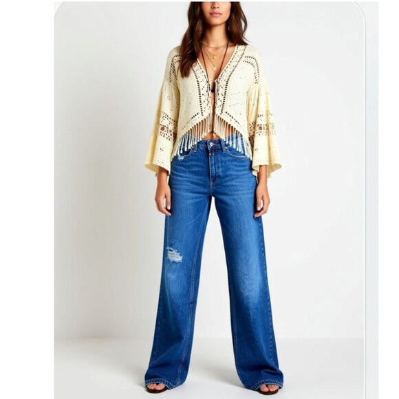 Free Assemble Denim - Free Assemble jeans, Size 4, distressed